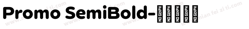 Promo SemiBold字体转换